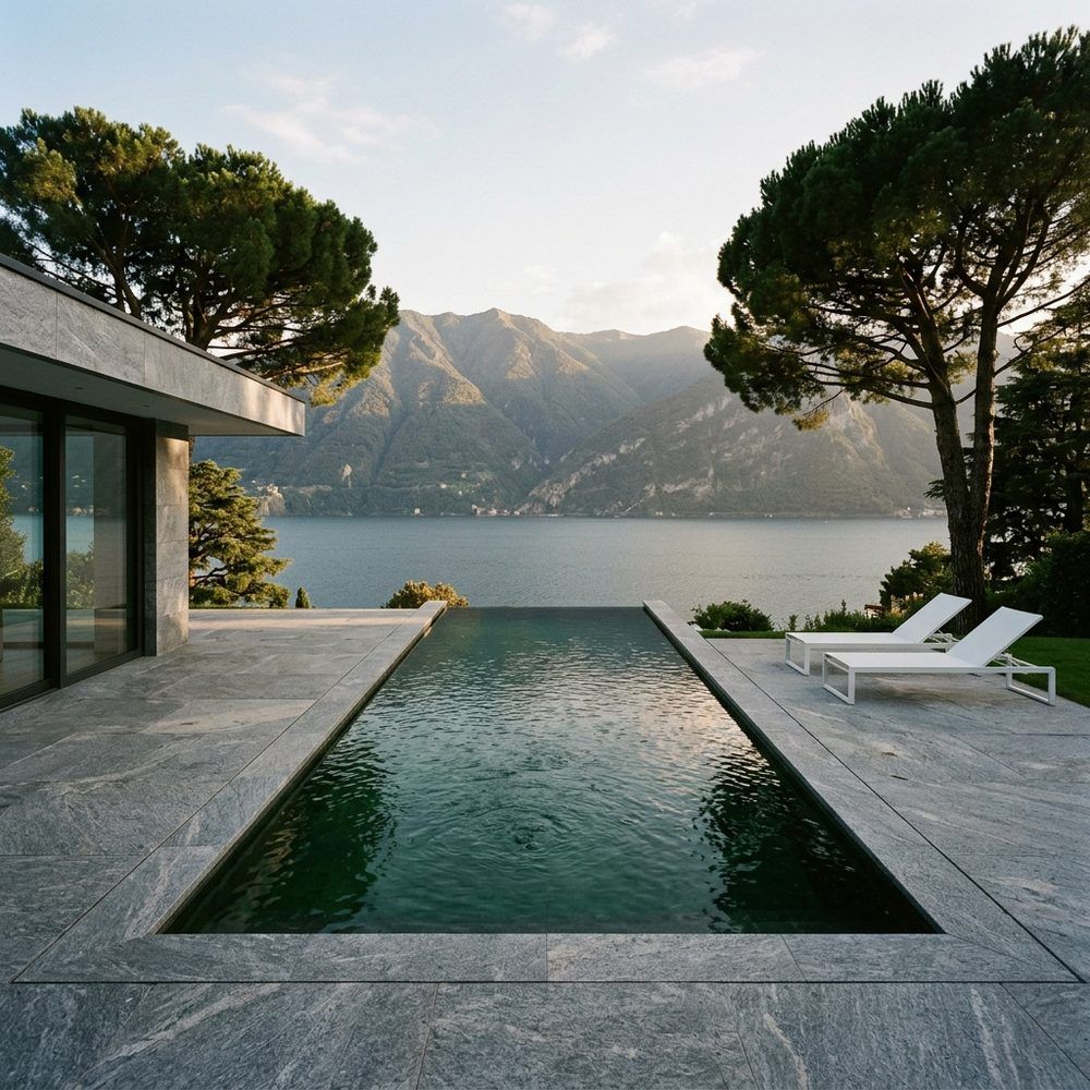 Terrace & pool